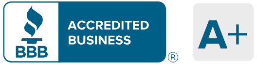 BBB Accredited Business, A+ rating